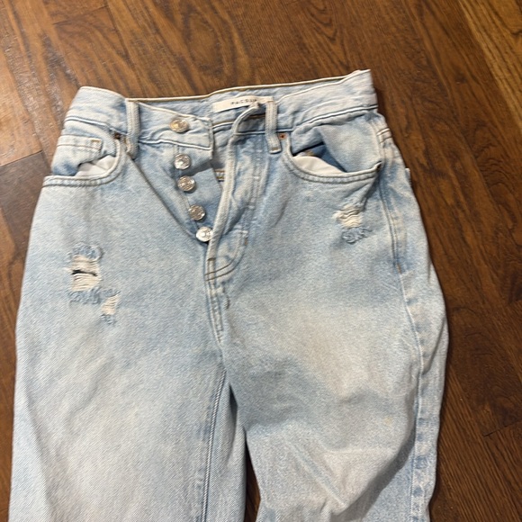 PacSun Light Blue Distressed Women's (dad)Jeans - Picture 8 of 12